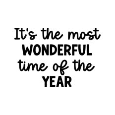 It's The Most Wonderful Time Of The Year