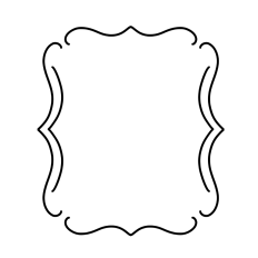 fancy flourish frame