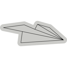 Line Paper Airplane