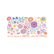Don't be afraid to bloom a little differently boho floral design