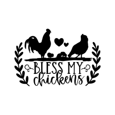 bless my chickens chicken coop sign