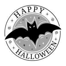 happy halloween bat