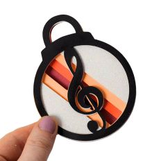Music Key Note Ornament