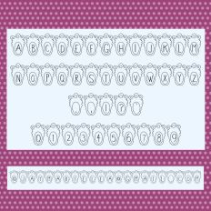 Bunny Tracks A Cute Pictoral Font