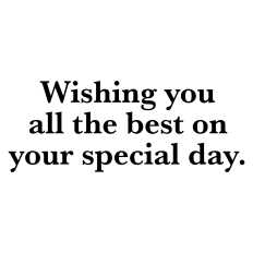 Birthday Card Sentiment