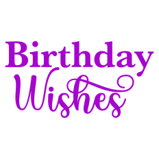 Birthday Wishes Card Sentiment