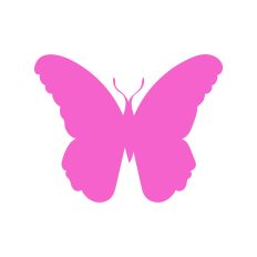 Layered Butterfly Silhouette