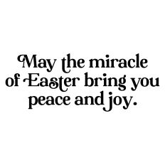 Easter Greeting Card Sentiment