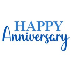 Happy Anniversary Greeting Card Sentiment