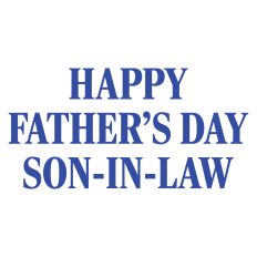Happy Father's Day Son-in-Law Greeting Card Sentiment