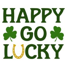 Happy Go Lucky Sentiment for St. Patrick's Day