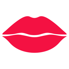 SWAK Lips for Valentine's Day