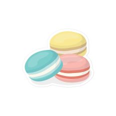 3 Macarons