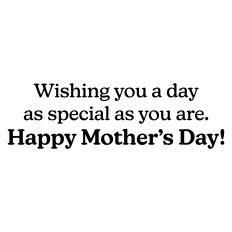Mother's Day Greeting Card Sentiment