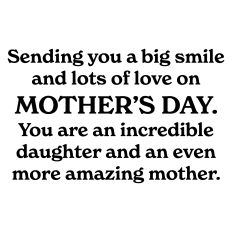 Mother's Day Greeting Card Sentiment for Daughters