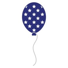 Patriotic Star Balloon