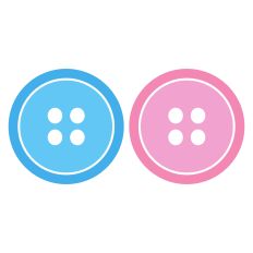 Round Baby Buttons