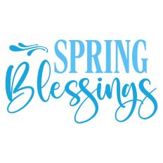 Spring Blessings Sentiment