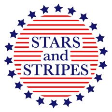 Stars and Stripes Patriotic Medallion