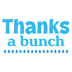 Thanks a Bunch Card Sentiment