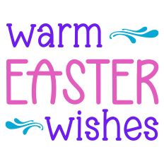Warm Easter Wishes Sentiment