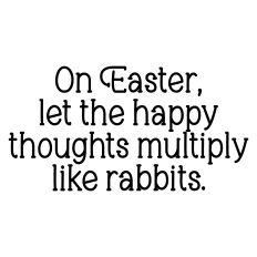 Whimsical Easter Greeting Card Sentiment