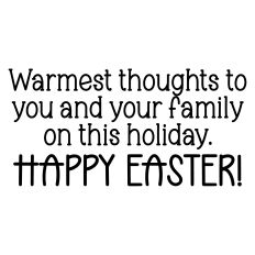 Whimsical Easter Greeting Card Sentiment