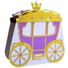 Fairytale Carriage Gift Box – 3D SVG + Studio3