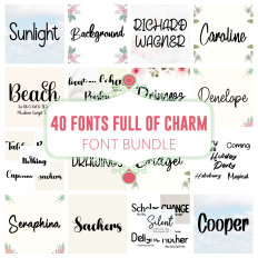 40 Fonts Full of Charm
