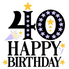  Happy Birthday - 40 Happy Birthday 