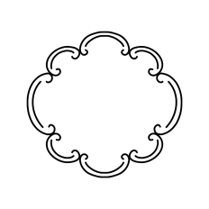 fancy swirl frame