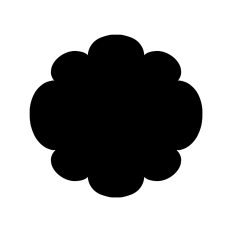 Fancy label shape
