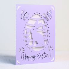 Easter Bunny Silhouette Card