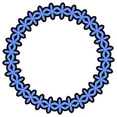 FLOWERS FRAME BORDER
