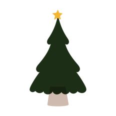 Christmas Tree Silhouette