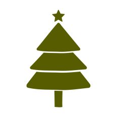 Christmas Tree Silhouette