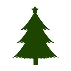 Christmas Tree Silhouette