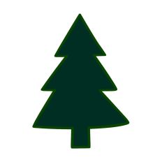 Christmas Tree Silhouette