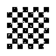 Distressed grunge checkers seamless pattern