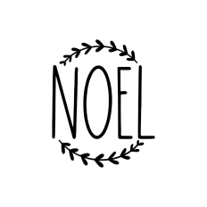 noel christmas ornament design