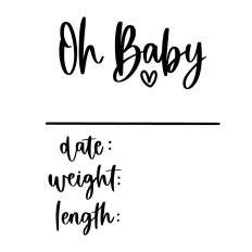 Oh baby baby stats announcement