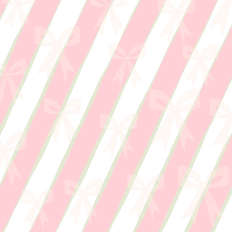Oblique pink and white stripes