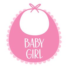 Baby Girl Bib
