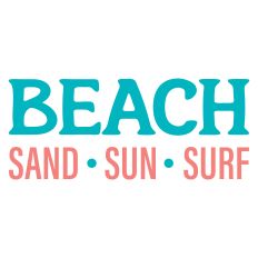 Beach Sand Sun Surf Summer Sentiment