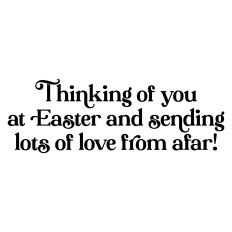 Easter Greeting Card Sentiment