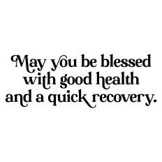 Get Well Greeting Card Sentiment