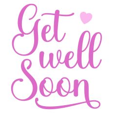 Get Well Soon Greeting Card Sentiment