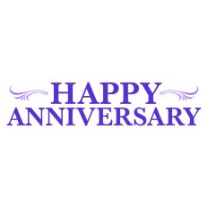 Happy Anniversary Greeting Card Sentiment