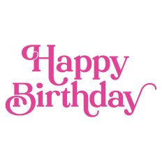 Happy Birthday Greeting Card Sentiment