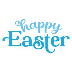 Happy Easter Greeting Card Sentiment